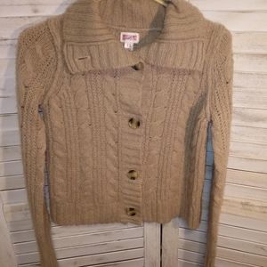 Tan knit heavy sweater